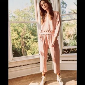 THE GREAT. Micro terry harem pants